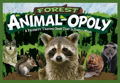 Image showing  Forest Animal-Opoly Board Game, 2-6 Players, For Ages 8+