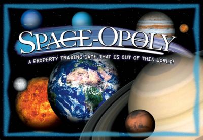 Image showing 1 th Late For the Sky Space-Opoly Board Game, 2-6 Players, For Ages 8+