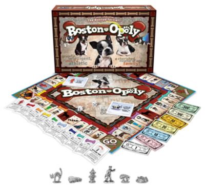 Late For the Sky Boston Terrier-Opoly Board Game