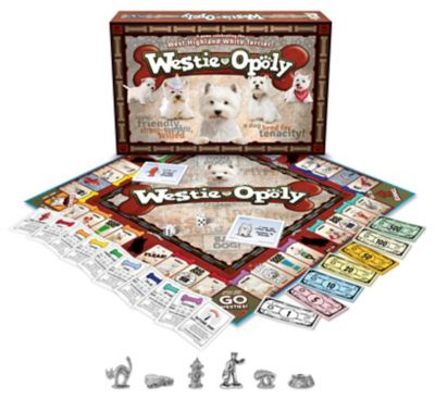 Late For the Sky Westie-Opoly Board Game, 2-6 Players, For Ages 8+