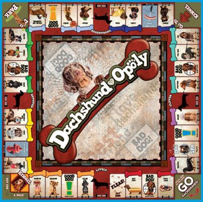Image showing  Dachshund-Opoly Board Game, 2-6 Players, For Ages 8+