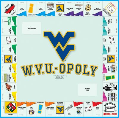 Image showing  WVU-Opoly Board Game, 2-6 Players, For Ages 8+