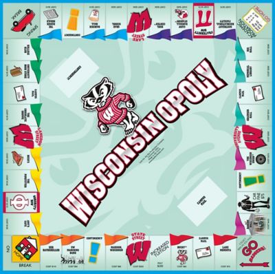 Image showing  Wisconsin-Opoly Board Game, 2-6 Players, For Ages 8+