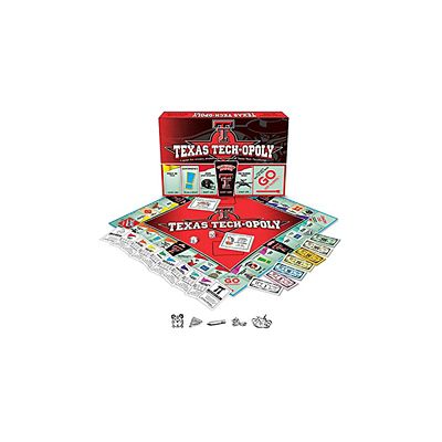 Late For the Sky Texas Tech-Opoly Board Game, 2-6 Players, For Ages 8+