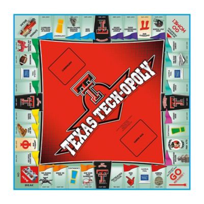 Image showing  Texas Tech-Opoly Board Game, 2-6 Players, For Ages 8+