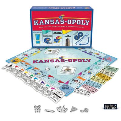 Image showing  Kansas-Opoly Board Game, 2-6 Players, For Ages 8+