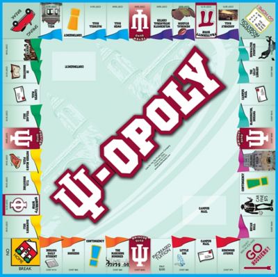 Image showing  IU-Opoly Board Game, 2-6 Players, For Ages 8+