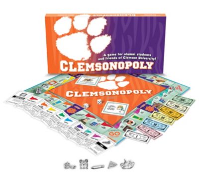 Late For the Sky Clemson-Opoly Board Game, 2-6 Players, For Ages 8+