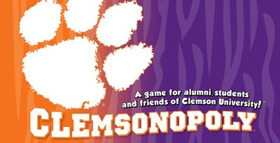 Image showing  Clemson-Opoly Board Game, 2-6 Players, For Ages 8+