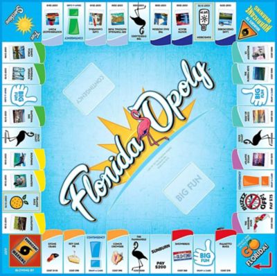 Image showing  Florida-Opoly Board Game, 2-6 Players, For Ages 8+