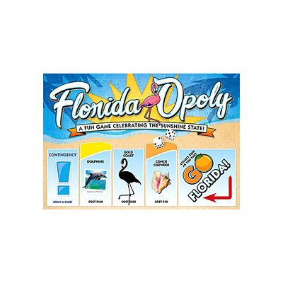 Image showing  Florida-Opoly Board Game, 2-6 Players, For Ages 8+