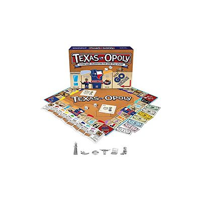 Late For the Sky Texas-Opoly Board Game, TEXS