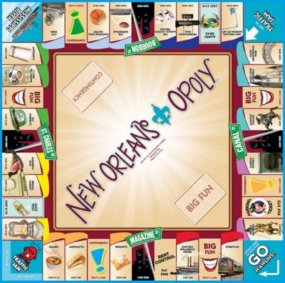 Image showing  New Orleans-Opoly Board Game, 2-6 Players, For Ages 8+