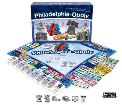 Late For the Sky Philadelphia-Opoly Game