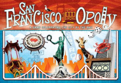 Image showing  San Francisco-Opoly Board Game, 2-6 Players, For Ages 8+
