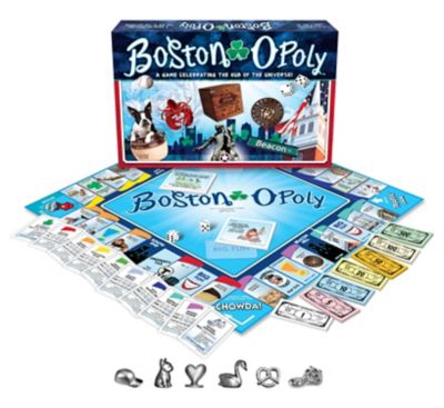 Late For the Sky Boston-Opoly Board Game, 2-6 Players, For Ages 8+