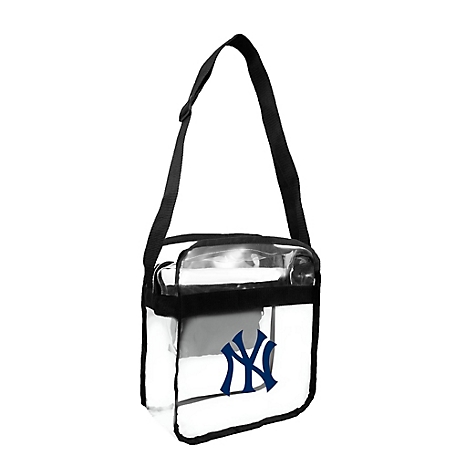 Little Earth MLB Clear Carryall Cross Body Bag, New York Yankees, 601309-YNKS-1