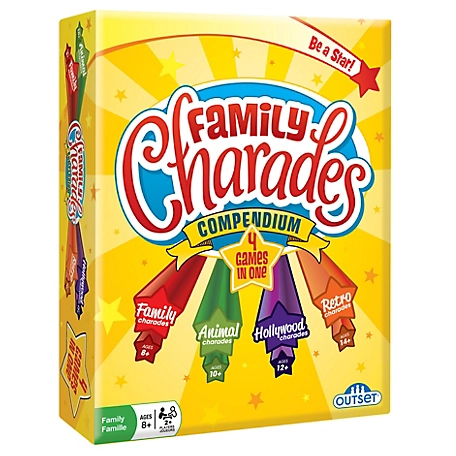 Outset Media Family Charades Compendium - 4 Games in One!