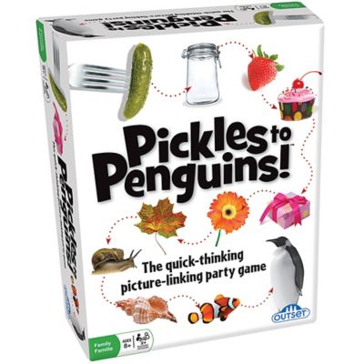 Outset Media Pickles to Penguins - the Quick-Thinking Picture-Linking Party Game (Medium Size), 10213