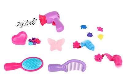 Image showing  12 in. Toy Baby Doll Hair Playset in Gift Box, Brunette