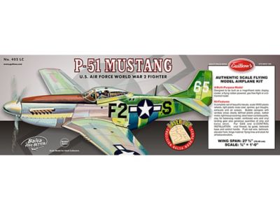 Guillow's P51 Mustang Laser Cut Model Kit, 402 LC
