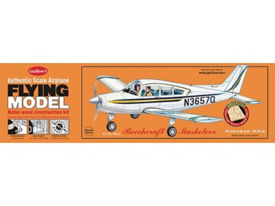 Guillow's Beechcraft Musketeer Laser Cut Model Kit, 308 LC