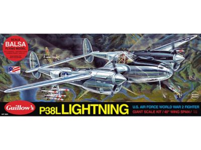 Guillow's Lockheed P-38 Lightning Model Kit