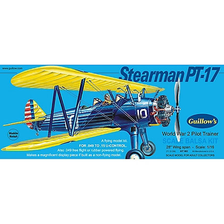 Guillow's Stearman Pt-17 Model Kit