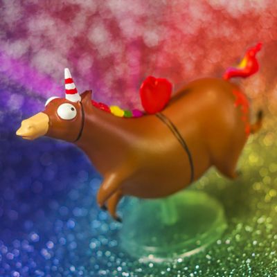 Image showing  Unicorn Fever Frankie Flakes Collectible Miniature Painted Figure