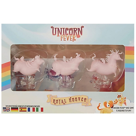 Horrible Guild Unicorn Fever: Royal Hooves Expansion - 3 Unicorn Miniature and Card Expansion, HG035