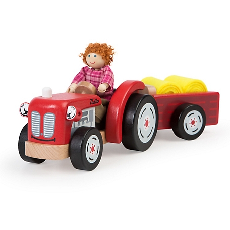 Bigjigs Toys Tractor and Trailer, T0502