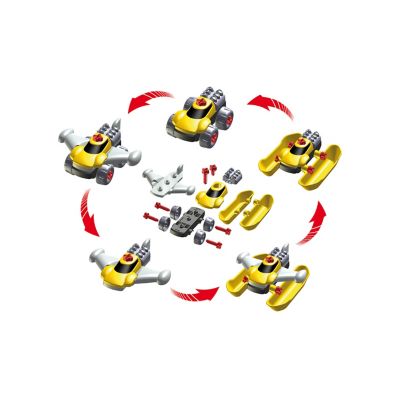 Image showing  5-in-1 Build-It Vehicle Set