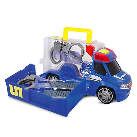 Dickie Toys Push and Play Sos Police Patrol Car, 203716005