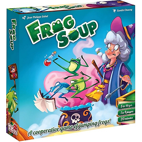 Luma Imports Frog Soup - Cooperative Game, Kids & Family, Ages 5+, 1-4 Players, TIKENSO1