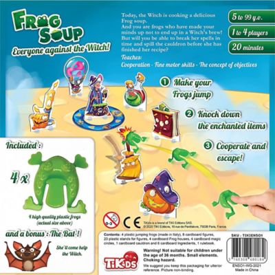 Image showing  Frog Soup Cooperative Family Game, 1-4 Players, For Ages 5+