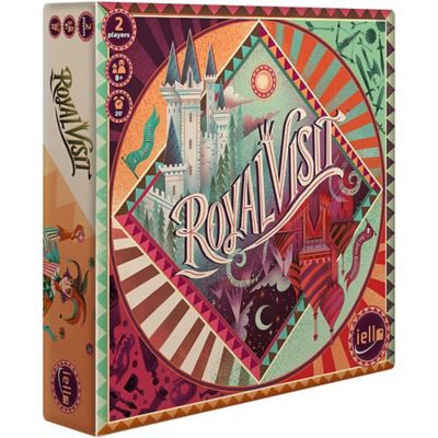 IELLO Royal Visit - Head-To-Head Board Game, Ages 8+, 2 Players, 20 Min, 51727