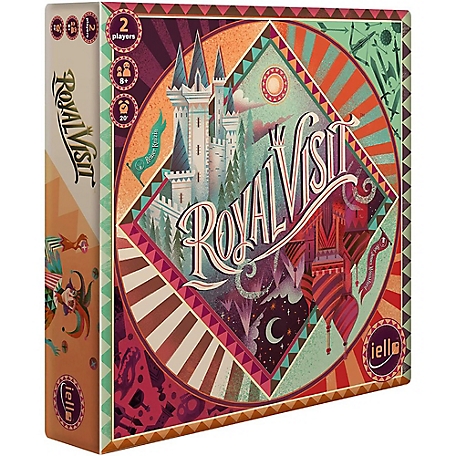 IELLO Royal Visit - Head-To-Head Board Game, Ages 8+, 2 Players, 20 Min, 51727