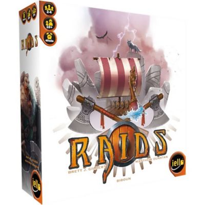 IELLO Raids Strategic Timing Family Board Game, 2-4 Players, For Ages 10+