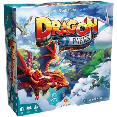 Dragon Parks - Fantasy Drafting Game, Ankama, Ages 8+, 2-5 Players, 15-30 Min - Luma Imports ANK290