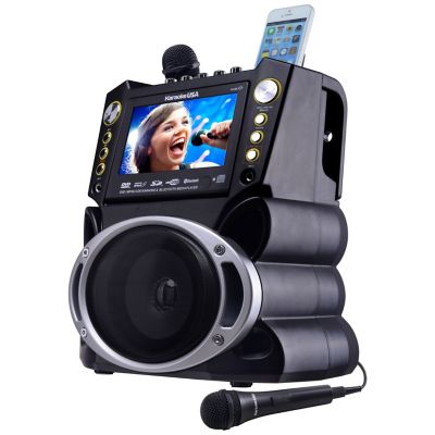 Karaoke USA DOK Solutions - DVD/CDG/MP3G Karaoke Machine, GF844