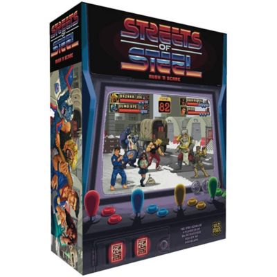Wild Power Games Streets of Steel Rush N Scare Board Game, 1-4 Players, For Ages 14+