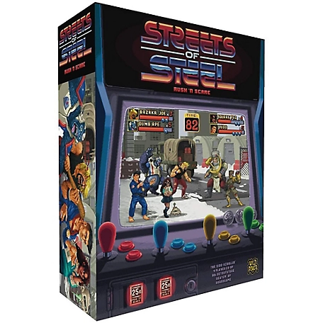Wild Power Games Streets of Steel Rush N Scare Board Game, WPW-SOS-RNS