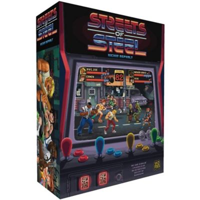 Wild Power Games Streets of Steel Kickin Asphalt Board Game, 1-4 Players