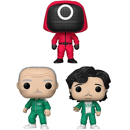 Funko POP! Television: Netflix Squid Game Collector's Set, Includes Player 456, Player 001 and Masked Worker