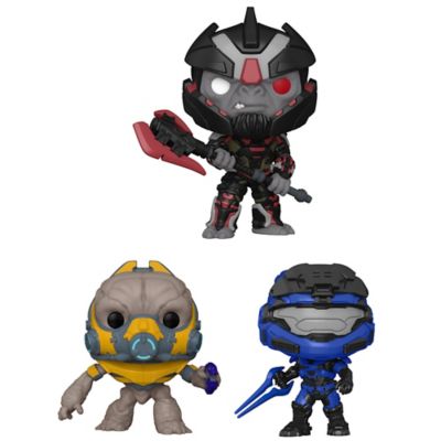 Funko Halo Infinite Collector's Set 3 Figure Set, Includes Grunt Conscript, Spartan Mark V B and 6 in. Super Pop! Escharum