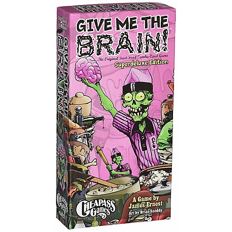 Cheapass Games Give Me the Brain Superdeluxe Edition - the Original Fast-Food Zombie Card Game, CAG 221