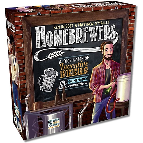 Greater Than Games Homebrewers - a Dice Game of Inventive Beers & Homemade Competition, HBRW-CORE
