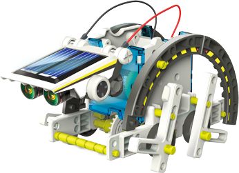 Image showing 10 th TEACH TECH SolarBot.14 Transforming Solar Robot Kit