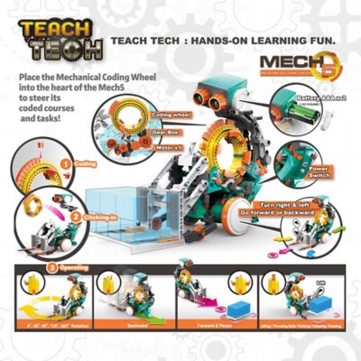 Image showing  Mech 5, Mechanical Coding Robot Kit