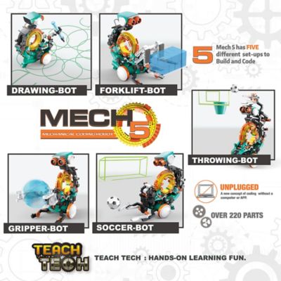 Image showing  Mech 5, Mechanical Coding Robot Kit